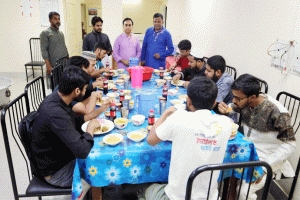 আবাসিক শিক্ষার্থীদের নিয়ে শাবিপ্রবিতে ঈদের প্রীতিভোজ