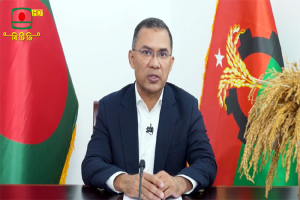 জাতির উদ্দেশে ভাষণ দিচ্ছেন তারেক রহমান