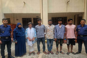 জাফলং সীমান্ত দিয়ে ভারতে পাচারের আগে নববধূ উদ্ধার, স্বামীসহ আটক ৪