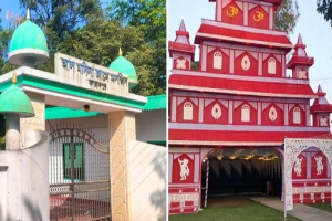 ২০ ফুটের ব্যবধান, পাশাপাশি মসজিদ-মন্দিরে সম্প্রীতির বন্ধন ২০ ফুটের ব্যবধান, পাশাপাশি মসজিদ-মন্দিরে সম্প্রীতির বন্ধন