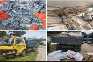 নগরীতে ১৩ লাখ টাকার ভারতীয় চোরাই পণ্যসহ ট্রাক জব্দ
